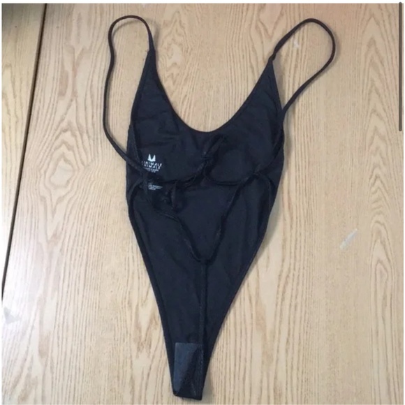 Sexy Minimale Animale 1Pc Snake Print Thong Swimsuit Size Small - Picture 4 of 6